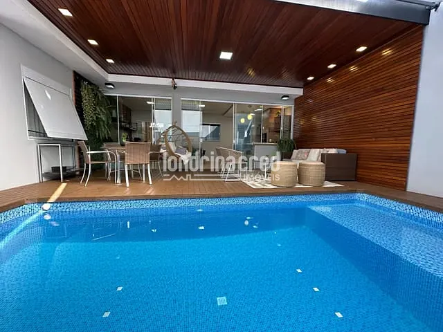 Casa com 300m² 3 quartos e 4 banheiros, à venda, no bairro Jardim Pacaembu em Londrina