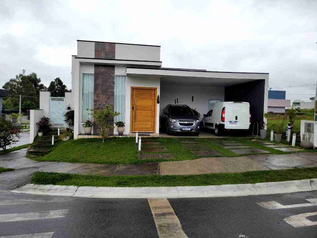 Foto do Casa -  Linda Casa Térrea com 3 suítes em condomínio à Venda, Vale dos Cristais, Taubaté, SP | Willians Meda Imobiliária
