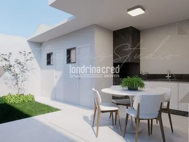 Casa com 125m² 3 quartos e 3 banheiros, à venda, no bairro Parque Tauá em Londrina