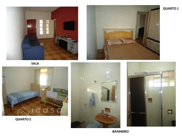 Casa com 210m² 3 quartos e 2 banheiros, à venda, no bairro Vila Resende em Caçapava