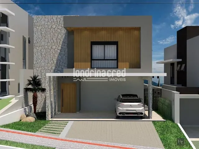 Casa com 259m² 3 quartos e 4 banheiros, à venda, no bairro CONDOMÍNIO ARANGUÁ em Londrina