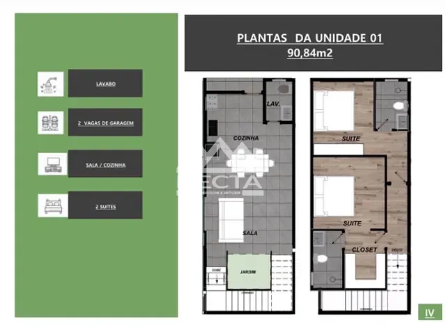Casa com 82m² 2 quartos e 3 banheiros, à venda, no bairro Jardim Brasil em Caraguatatuba