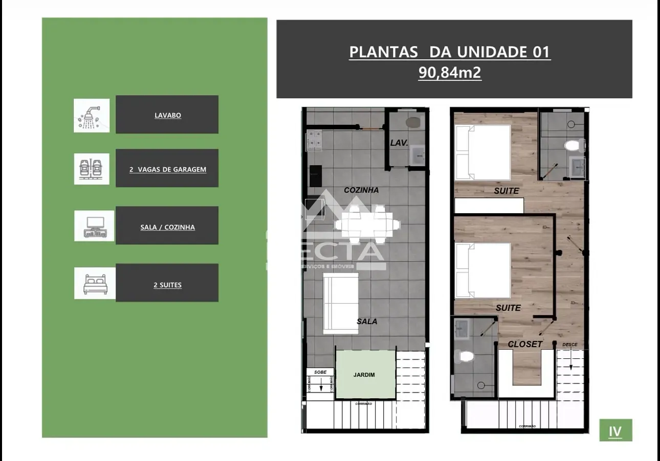 Casa, 2 quartos, 64 m² - Foto 3
