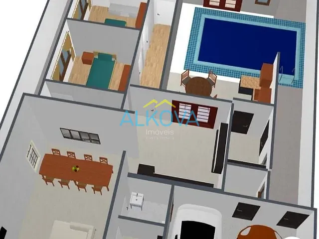 Casa com 300m² 3 quartos e 4 banheiros, à venda, no bairro Condomínio Terras do Vale em Caçapava