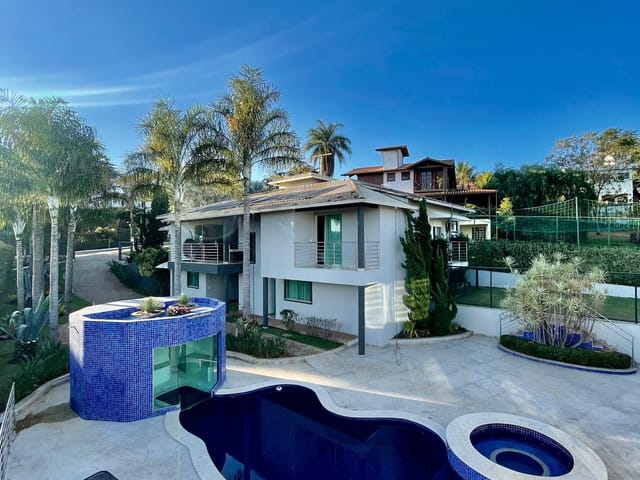 Foto do Casa - Casa condomínio fechado 6 quartos, piscina, sauna, churrasqueira, Condados de Bougainville, Lagoa Santa, MG | Deltalar Imóveis