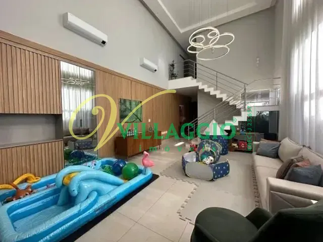 Casa com 400m² 4 quartos e 5 banheiros, à venda, no bairro Parque Residencial Buona Vita em São José do Rio Preto