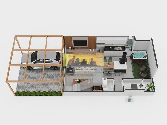 Casa com 112m² 3 quartos e 4 banheiros, à venda, no bairro Parque dos Pomares em Campinas