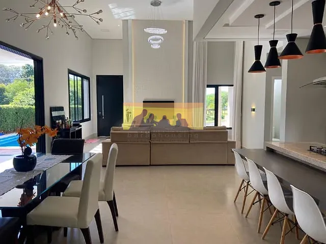 Casa com 392m² 3 quartos e 5 banheiros, à venda, no bairro Parque Brasil 500 em Paulínia
