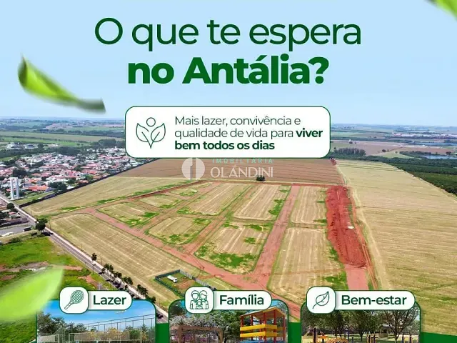 Terreno com 250m², à venda, no bairro Jardim Amália em Engenheiro Coelho
