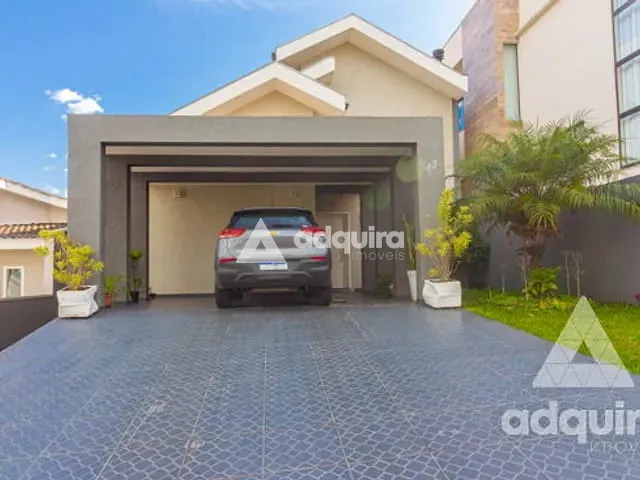 Casa com 300m² 3 quartos e 4 banheiros, à venda, no bairro Jardim Carvalho em Ponta Grossa