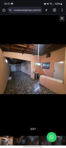 Casa 3 quartos e 1 banheiro, à venda, no bairro Parque Universitário de Viracopos em Campinas
