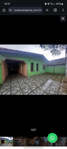 Casa 3 quartos e 1 banheiro, à venda, no bairro Parque Universitário de Viracopos em Campinas