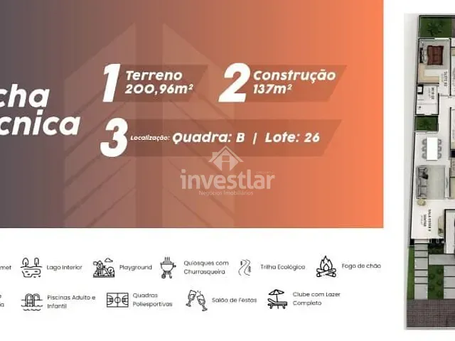 Casa com 201m² 3 quartos e 2 banheiros, à venda, no bairro Teriva em Campina Grande