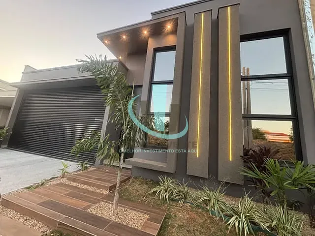 Casa com 283m² 3 quartos e 4 banheiros, à venda, no bairro Parque Residencial Damha em Araraquara
