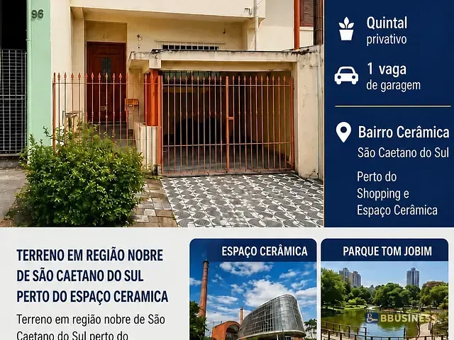 Casa 2 quartos e 2 banheiros, à venda, no bairro Cerâmica em São Caetano do Sul