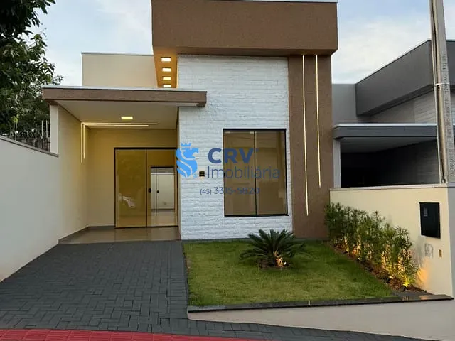 Casa 3 quartos e 2 banheiros, à venda, no bairro Jardim Ecoville I em Cambé