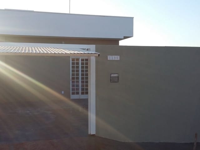 Foto do Casa - Casa nova, 02 dormitórios, piscina, 04 garagens, cidade bady bassitt R$220.000,00. | IMOBILIARIA FIGUEIREDO