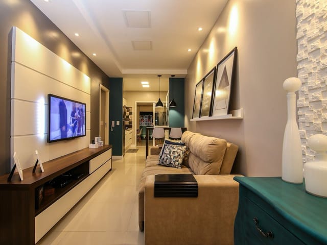 Foto do Casa - Casa à venda no Moradas Club 1, Três Vendas – 70 m², 2 quartos (ambos suítes), cozinha planejada, espaço gourmet com churrasqueira e 1 vaga. | UP Imóveis