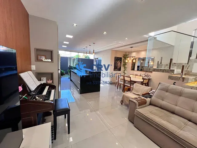 Casa 3 quartos e 3 banheiros, à venda, no bairro Jardim Ecoville I em Cambé
