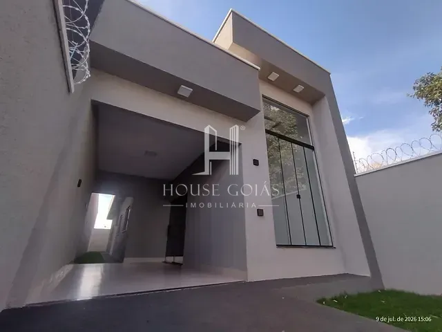 Casa 3 quartos e 2 banheiros, à venda, no bairro Residencial Solar Central Park em Aparecida de Goiânia
