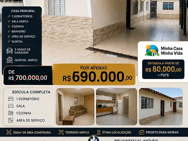 Casa 3 quartos e 2 banheiros, à venda, no bairro Nova Gerty em São Caetano do Sul
