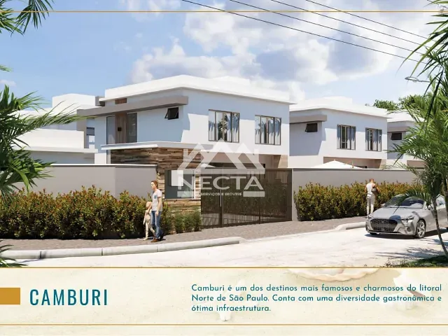 Casa com 145m² 3 quartos e 3 banheiros, à venda, no bairro Camburi em São Sebastião