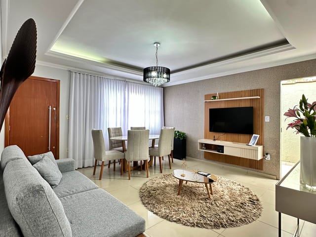 Foto do Casa - Casa para locação com 3 quartos, armários planejados, área gourmet e 3 vagas, Planalto, Belo Horizonte, MG | Deltalar Imóveis