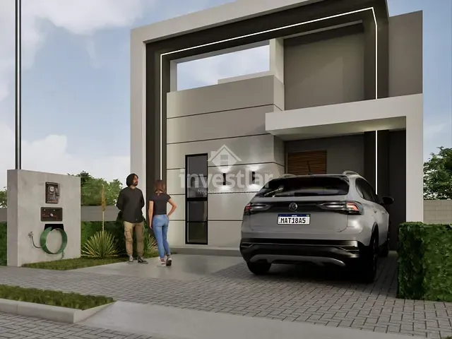 Casa com 126m² 3 quartos e 1 banheiro, à venda, no bairro Serrotão em Campina Grande