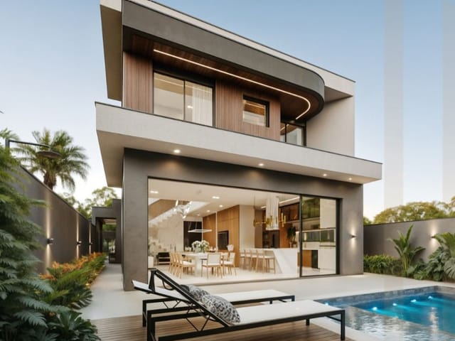 Casa com 330m² 4 quartos e 5 banheiros, à venda, no bairro Terras Alpha São José dos Campos em São José dos Campos