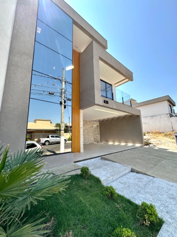 Foto do Casa - Casa com 4 suítes, acabamento moderno em condomínio fechado | Deltalar Imóveis