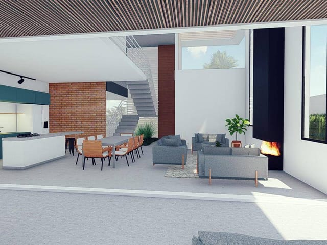 Foto do Casa - Casa em Construção à Venda no Exclusivo Condomínio Vila Lobos – Paulínia, SP | Hermes Imóveis