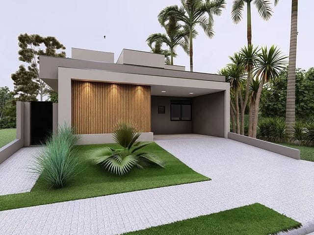 Foto do Casa - Casa Térrea com 3 suítes à venda no Condomínio Santorini em Paulínia/SP | Hermes Imóveis