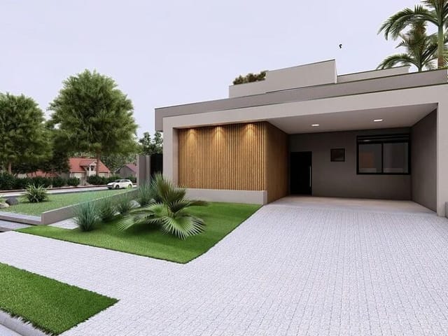 Foto do Casa - Casa Térrea com 3 suítes à venda no Condomínio Santorini em Paulínia/SP | Hermes Imóveis