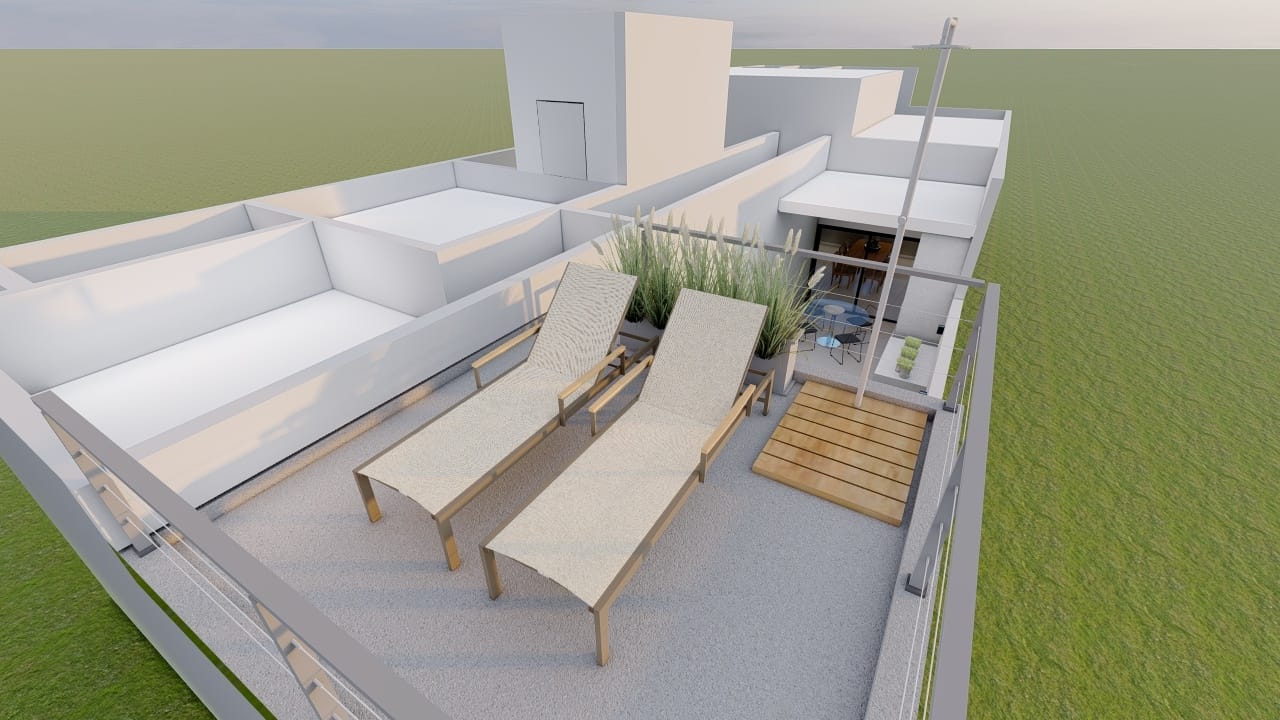 Perspectiva do Casa - Casa Térrea de Alto Padrão com 144m², 3 Dormitórios, Rooftop Panorâmico e Design Sofisticado – Conforto e Estilo para Sua Família! | Hermes Imóveis