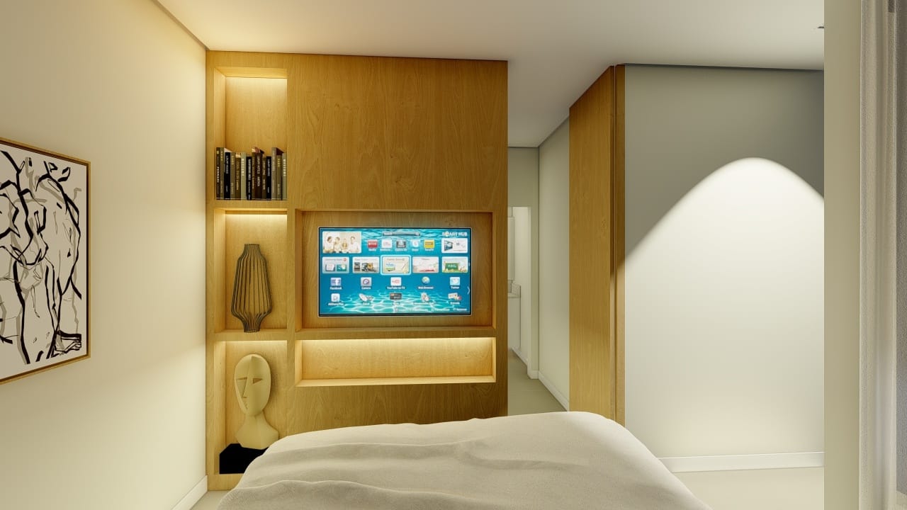 Perspectiva do Casa - Casa Térrea de Alto Padrão com 144m², 3 Dormitórios, Rooftop Panorâmico e Design Sofisticado – Conforto e Estilo para Sua Família! | Hermes Imóveis