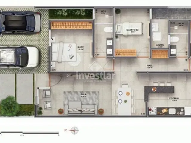 Casa 3 quartos e 2 banheiros, à venda, no bairro Vila Cabral em Campina Grande