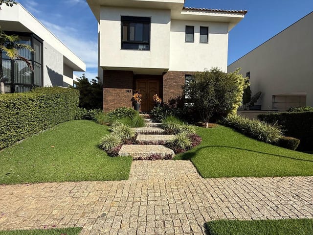 Casa com 455m² 4 quartos e 5 banheiros, à venda ou para alugar, no bairro Alphaville Dom Pedro 3 em Campinas