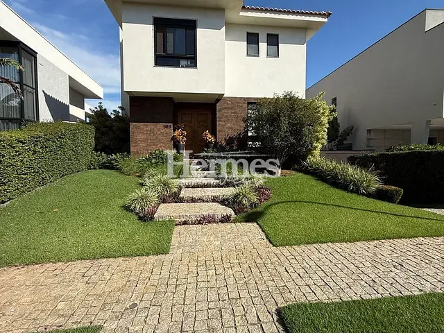 Casa com 455m² 4 quartos e 5 banheiros, à venda ou para alugar, no bairro Alphaville Dom Pedro 3 em Campinas