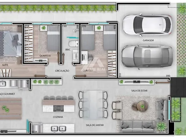 Casa 3 quartos e 2 banheiros, à venda, no bairro Contorno em Ponta Grossa