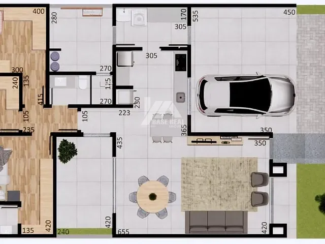 Casa com 200m² 3 quartos e 2 banheiros, à venda, no bairro Jardim Carvalho em Ponta Grossa