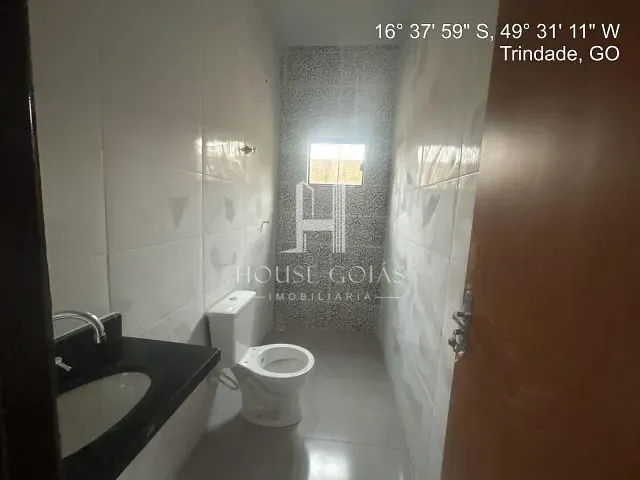 Casa com 126m² 2 quartos e 1 banheiro, à venda, no bairro Residencial Rosa Morena em Trindade