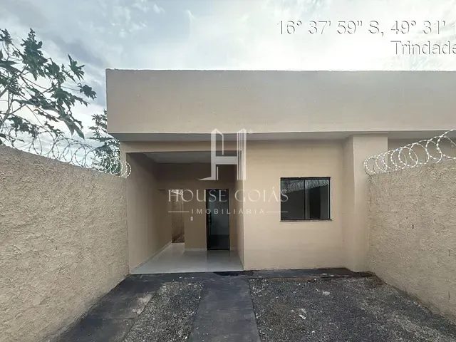 Casa com 126m² 2 quartos e 1 banheiro, à venda, no bairro Residencial Rosa Morena em Trindade