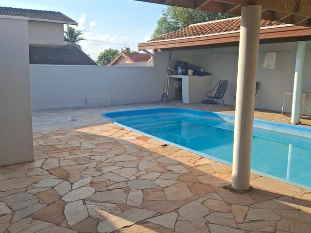 Foto do Casa - Ótima casa mobiliada de fundo para locação no bairro Jardim Planalto, Paulínia, SP | Hermes Imóveis