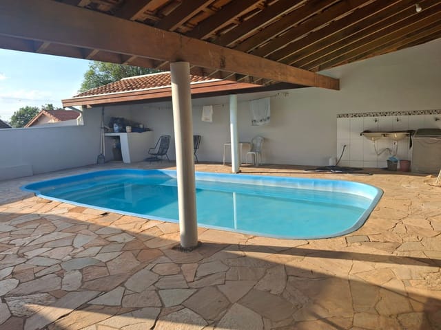 Foto do Casa - Ótima casa mobiliada de fundo para locação no bairro Jardim Planalto, Paulínia, SP | Hermes Imóveis