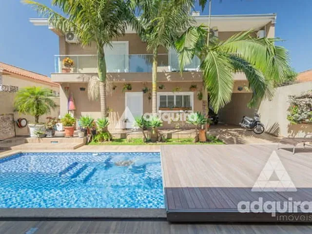 Sobrado com 462m² 4 quartos e 5 banheiros, à venda, no bairro Estrela em Ponta Grossa