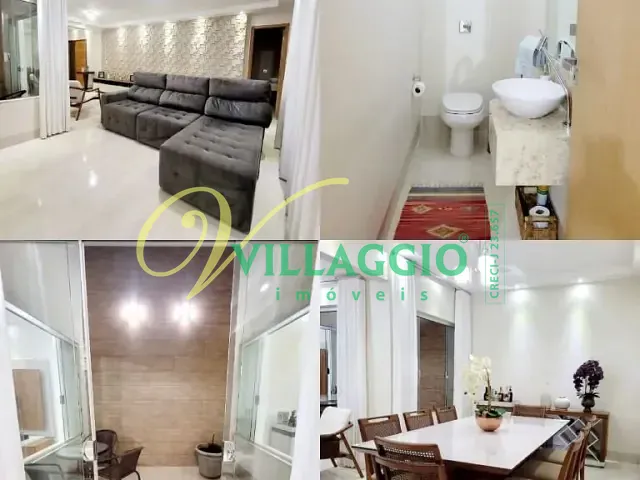 Casa com 360m² 3 quartos e 4 banheiros, à venda, no bairro Residencial Cidade Jardim em São José do Rio Preto