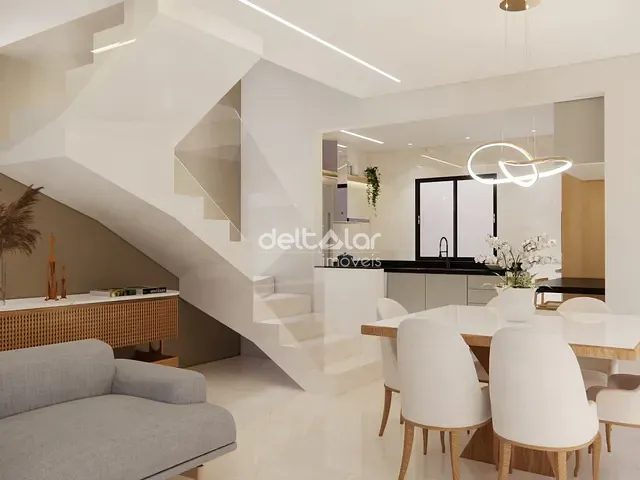 Casa com 127m² 3 quartos e 3 banheiros, à venda, no bairro Planalto em Belo Horizonte