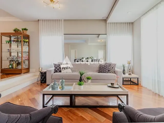 Casa com 465m² 3 quartos e 6 banheiros, para alugar, no bairro Oficinas em Ponta Grossa