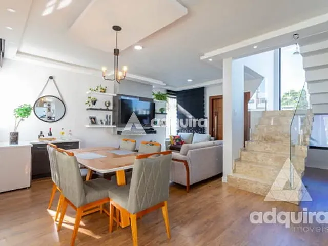 Sobrado com 448m² 3 quartos e 3 banheiros, à venda, no bairro Jardim Carvalho em Ponta Grossa