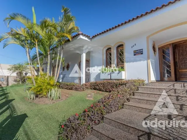 Sobrado com 736m² 4 quartos e 5 banheiros, à venda, no bairro Nova Rússia em Ponta Grossa